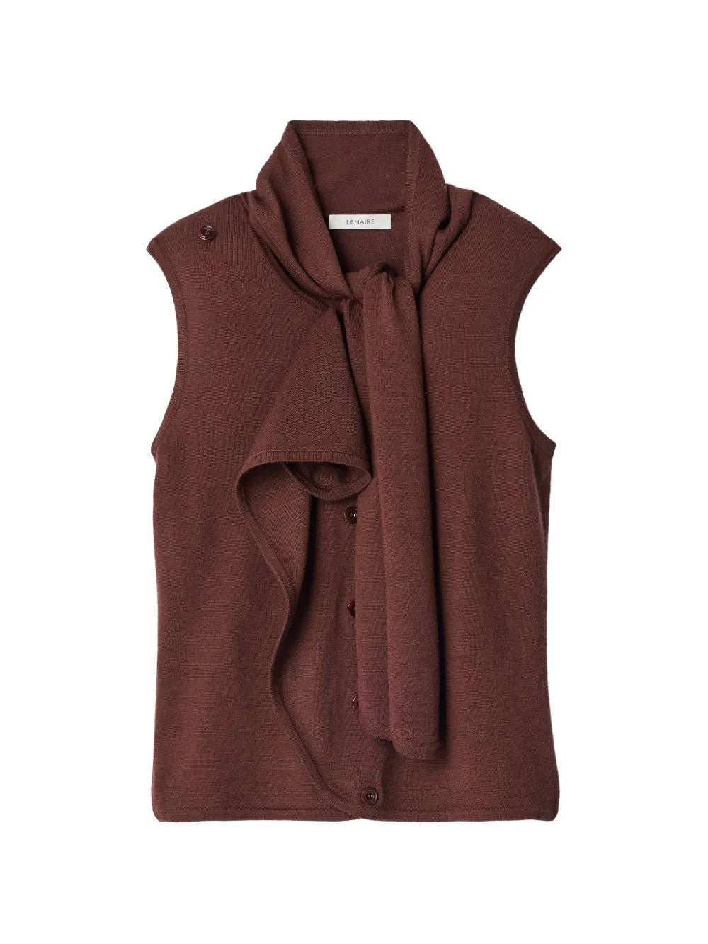 Brown top, front view