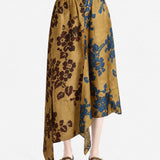 Tan skirt, front view