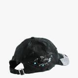 Black hat, back view
