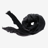 Black scarf, front view