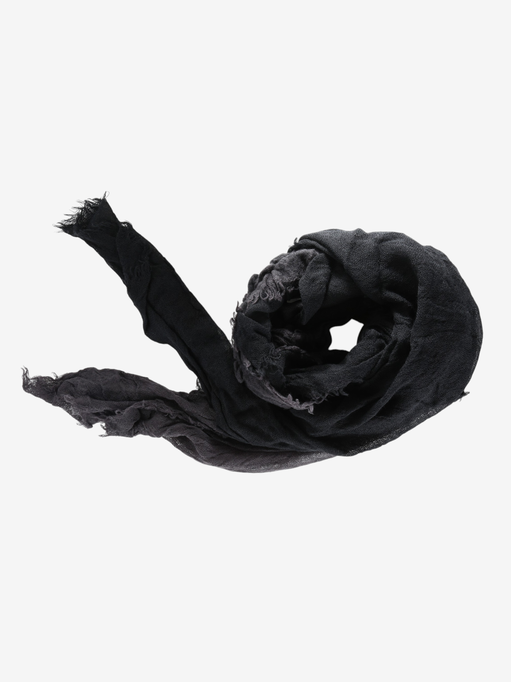 Black scarf, front view
