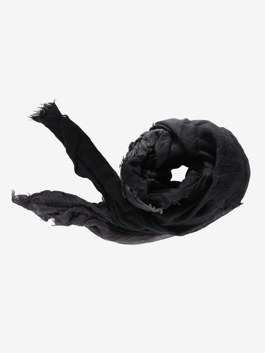Black scarf, front view