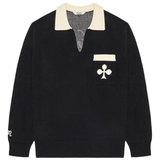 Black sweater , front view