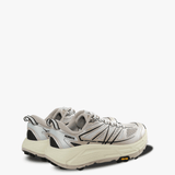 Grey sneakers, side view