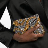 yellow bags worn by a person, showing the bags fit