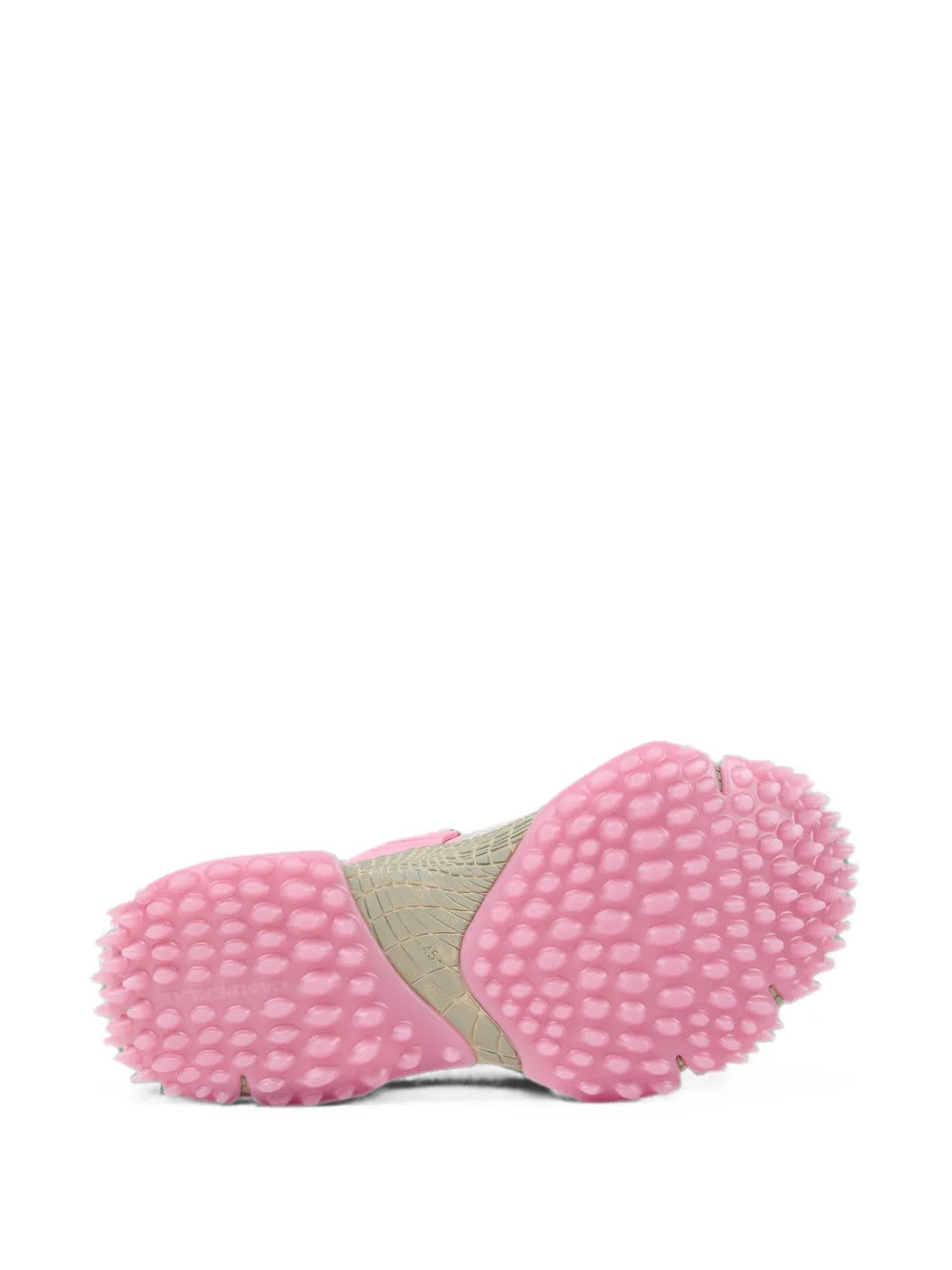 Pink shoes, side view