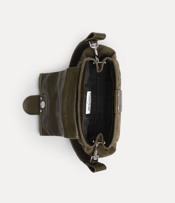 Green bag, front view