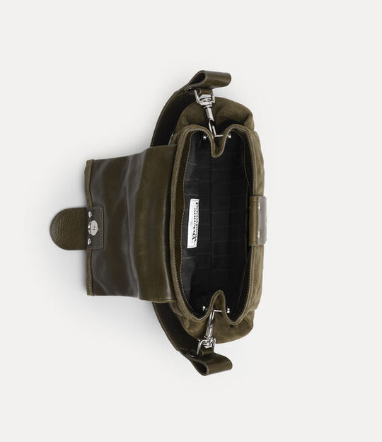 Green bag, front view