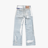 Blue jeans, front view