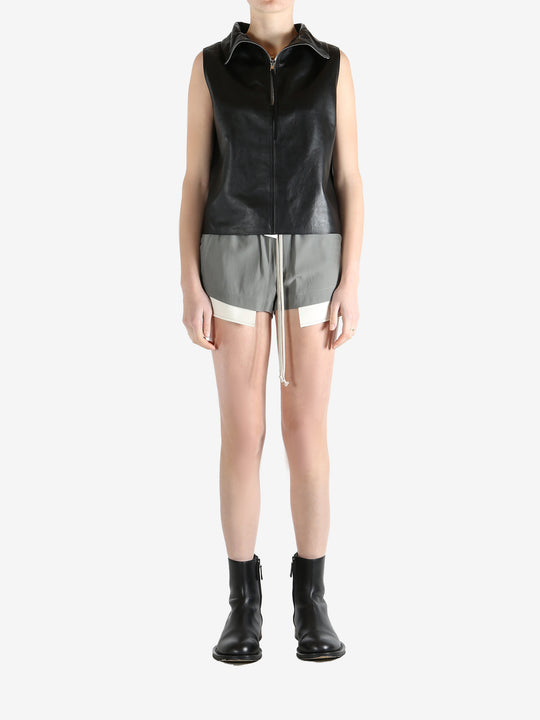 Black top, full body view