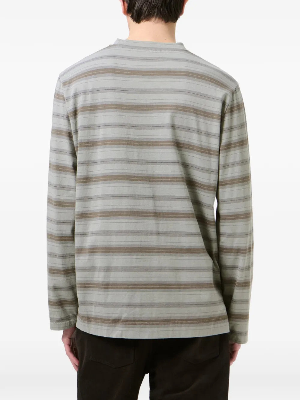 Green knitwear, full body view