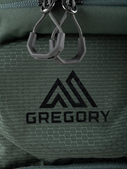 Green bag, front view