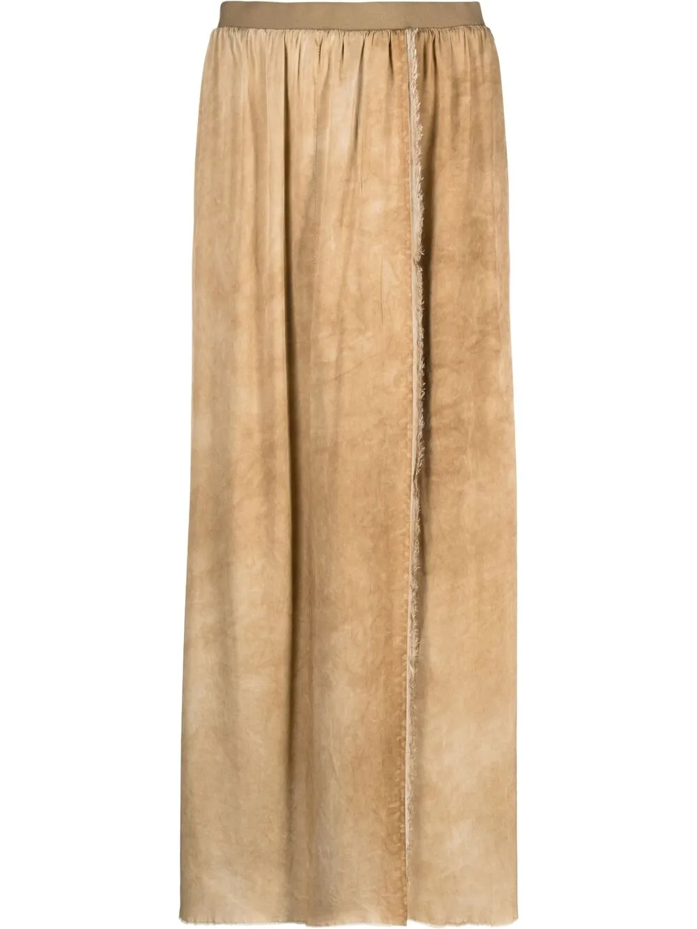 Tan skirts, front view