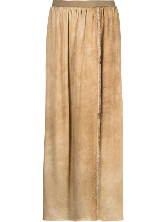 Tan skirts, front view