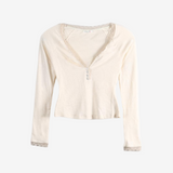 Tan top, front view