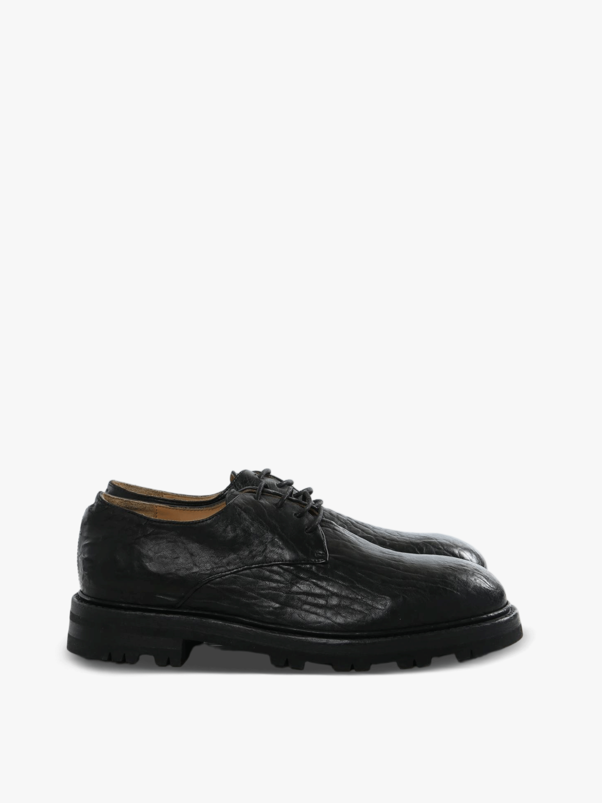 Black shoes, side view