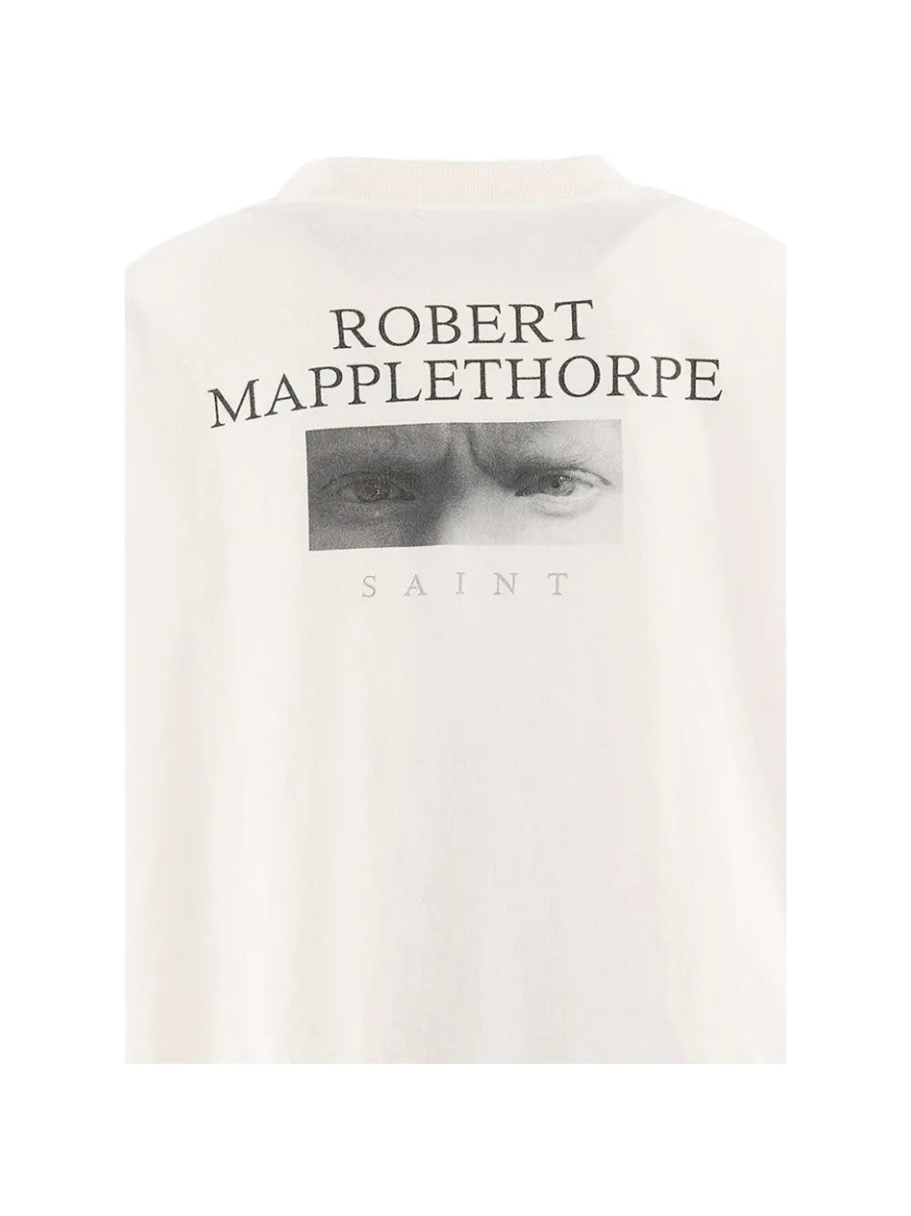 White t-shirt, back view