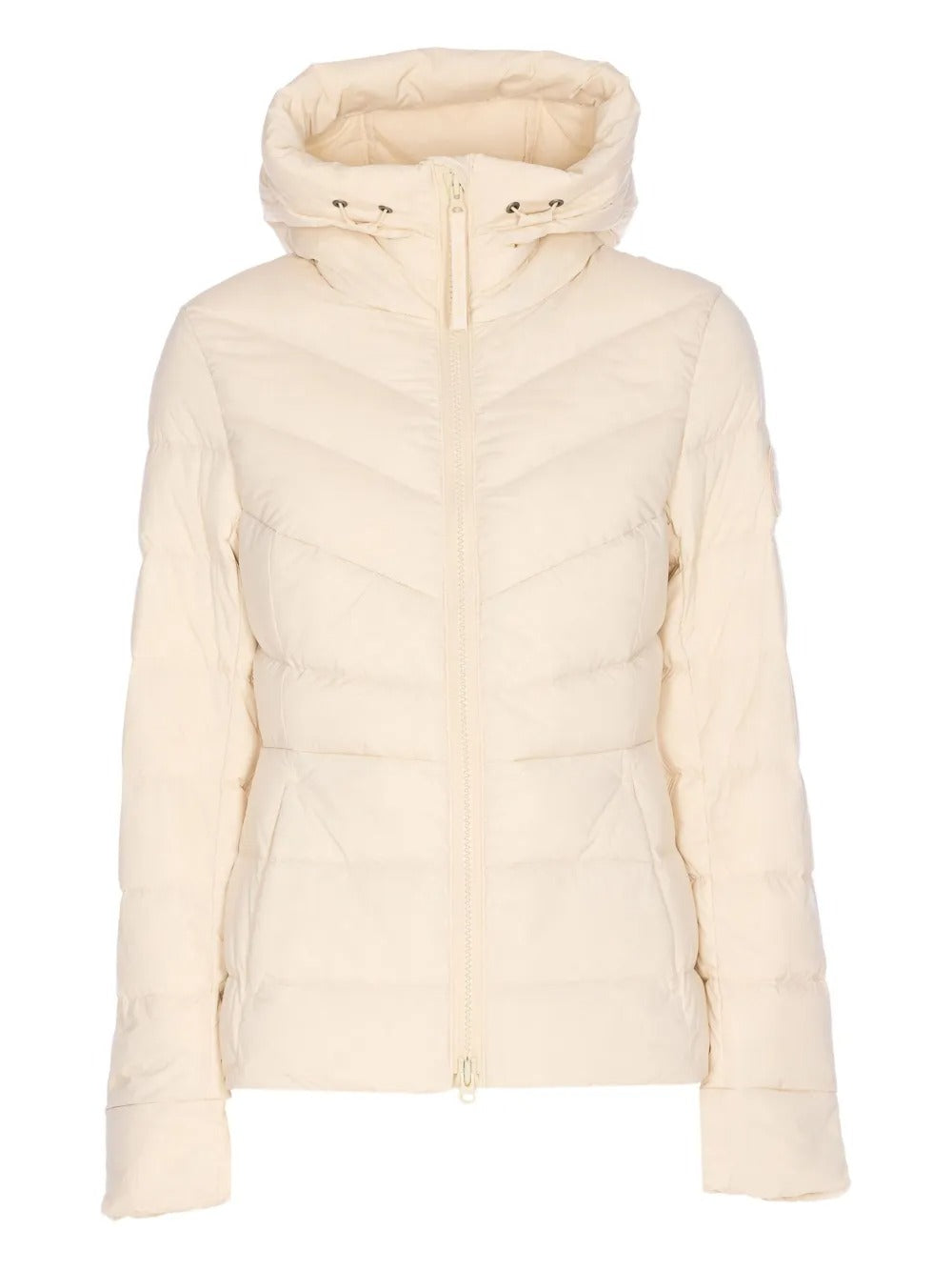 Tan jacket, front view