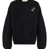 black sweater, front view