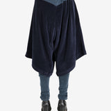 Navy trouser worn by a person, showing the trouser fit