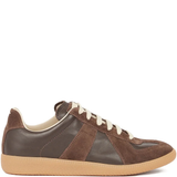 Brown sneakers, front view
