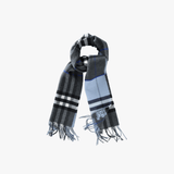 Blue scarf, front view