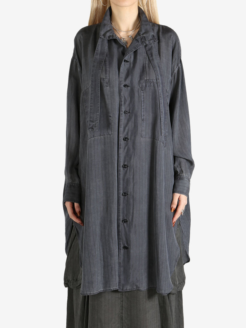 Y'S - Women U-Shirt Dress with Tie