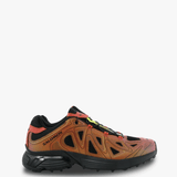 Orange shoes, side view