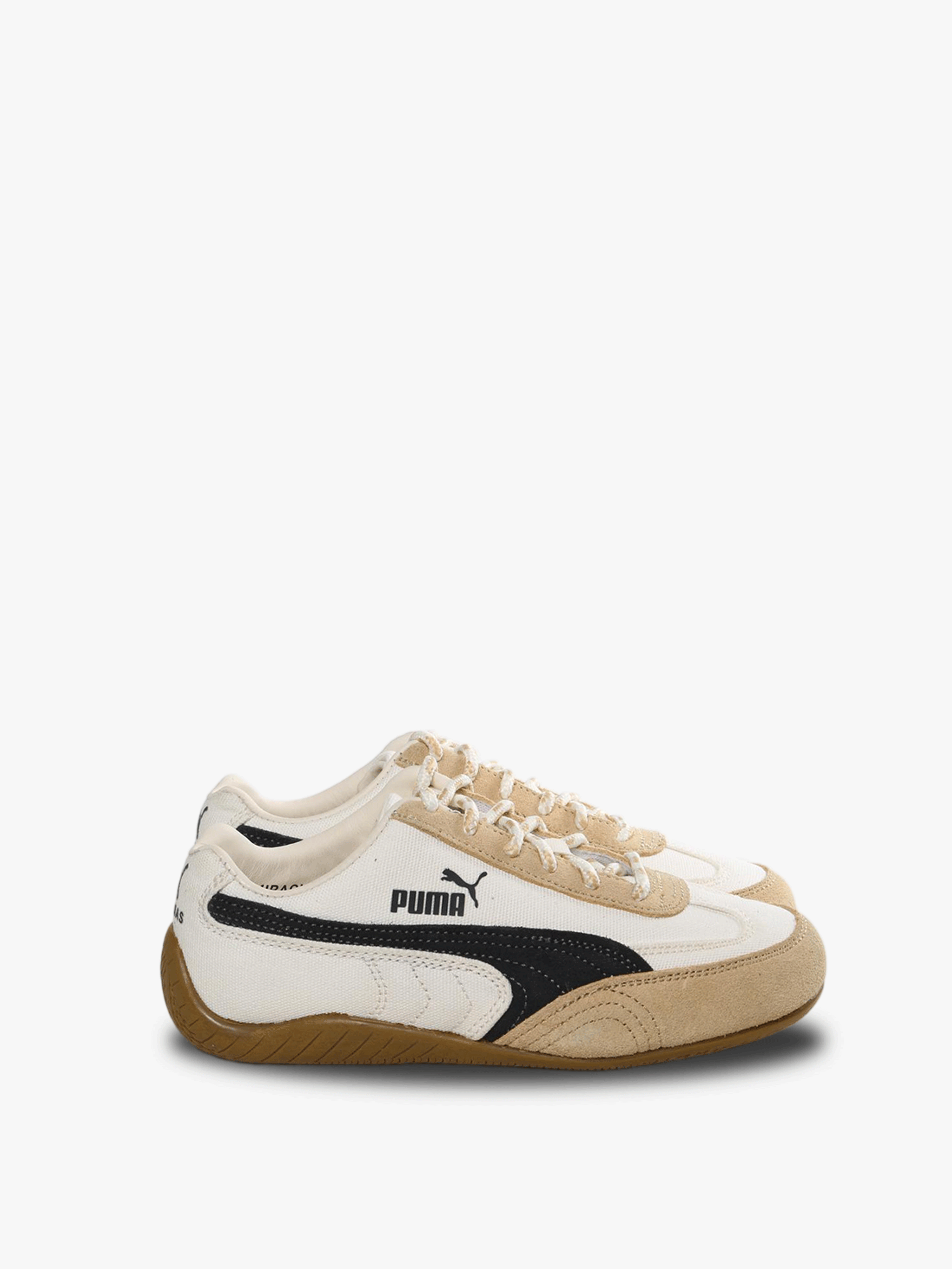 White sneaker, front view