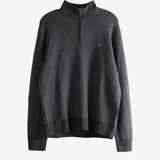 Grey knitwear, front view