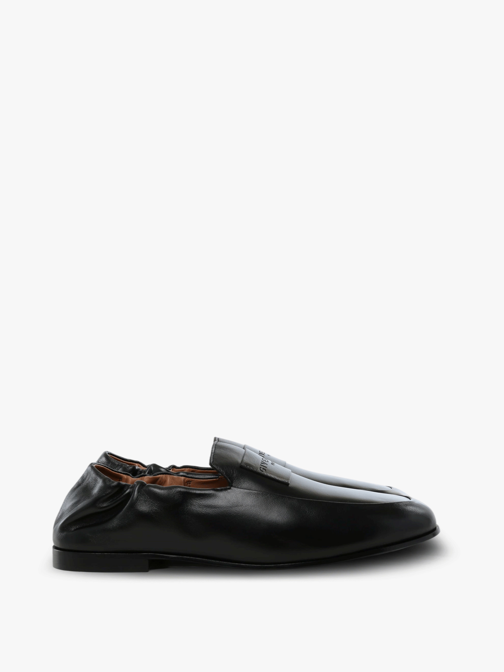 Black shoes, side view