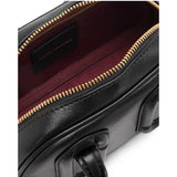 Close up of Black bag, showing detail