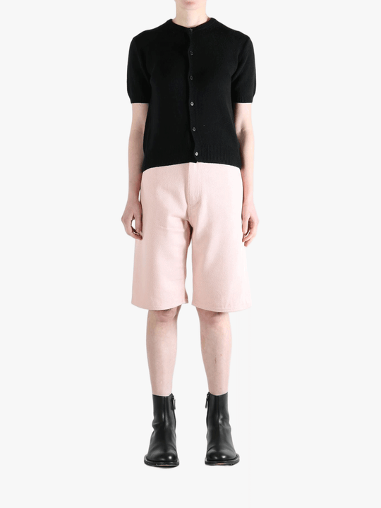 Black knitwear, full body view