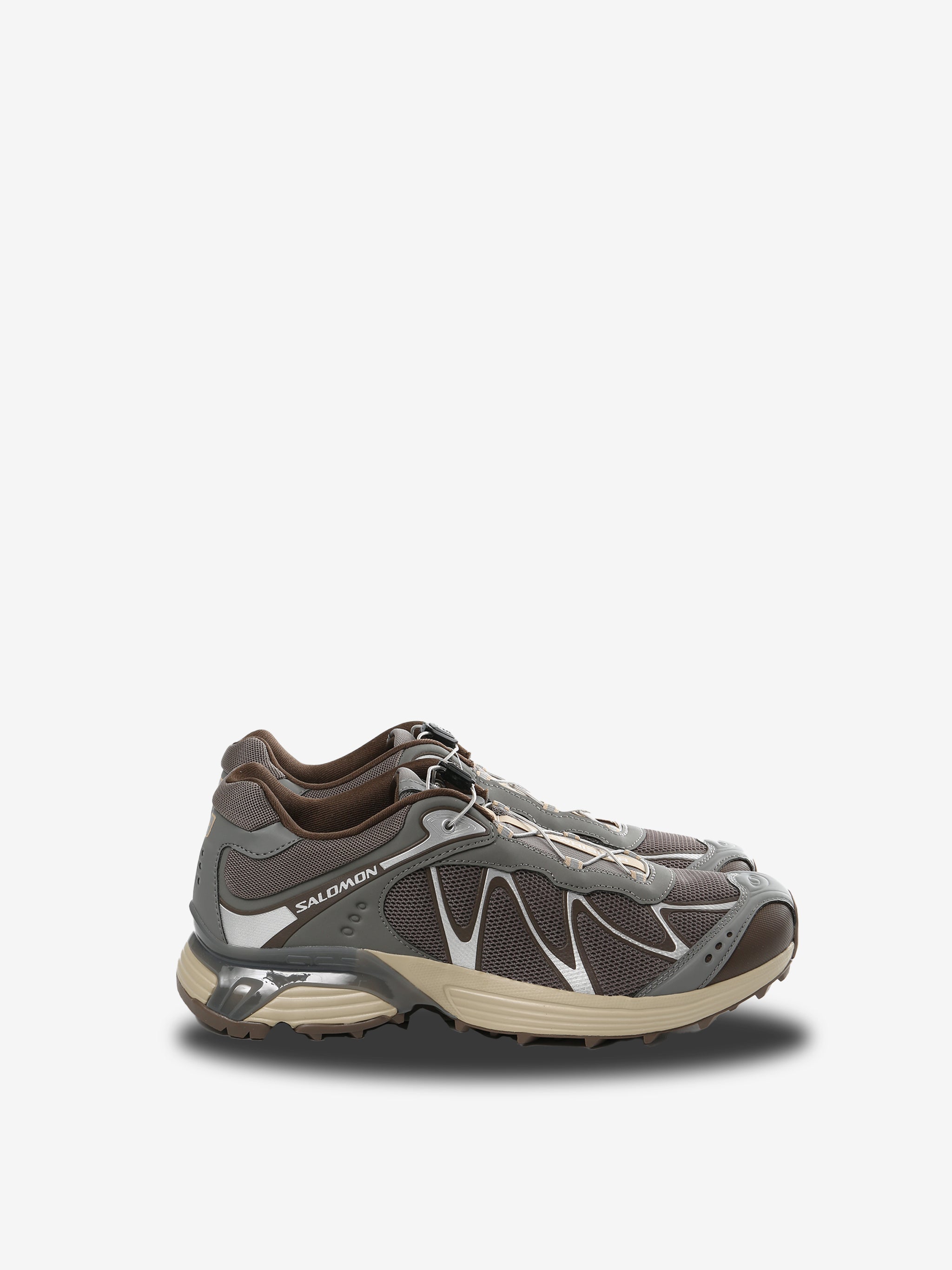 Grey sneakers,front view