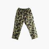 Camouflage pants, front view