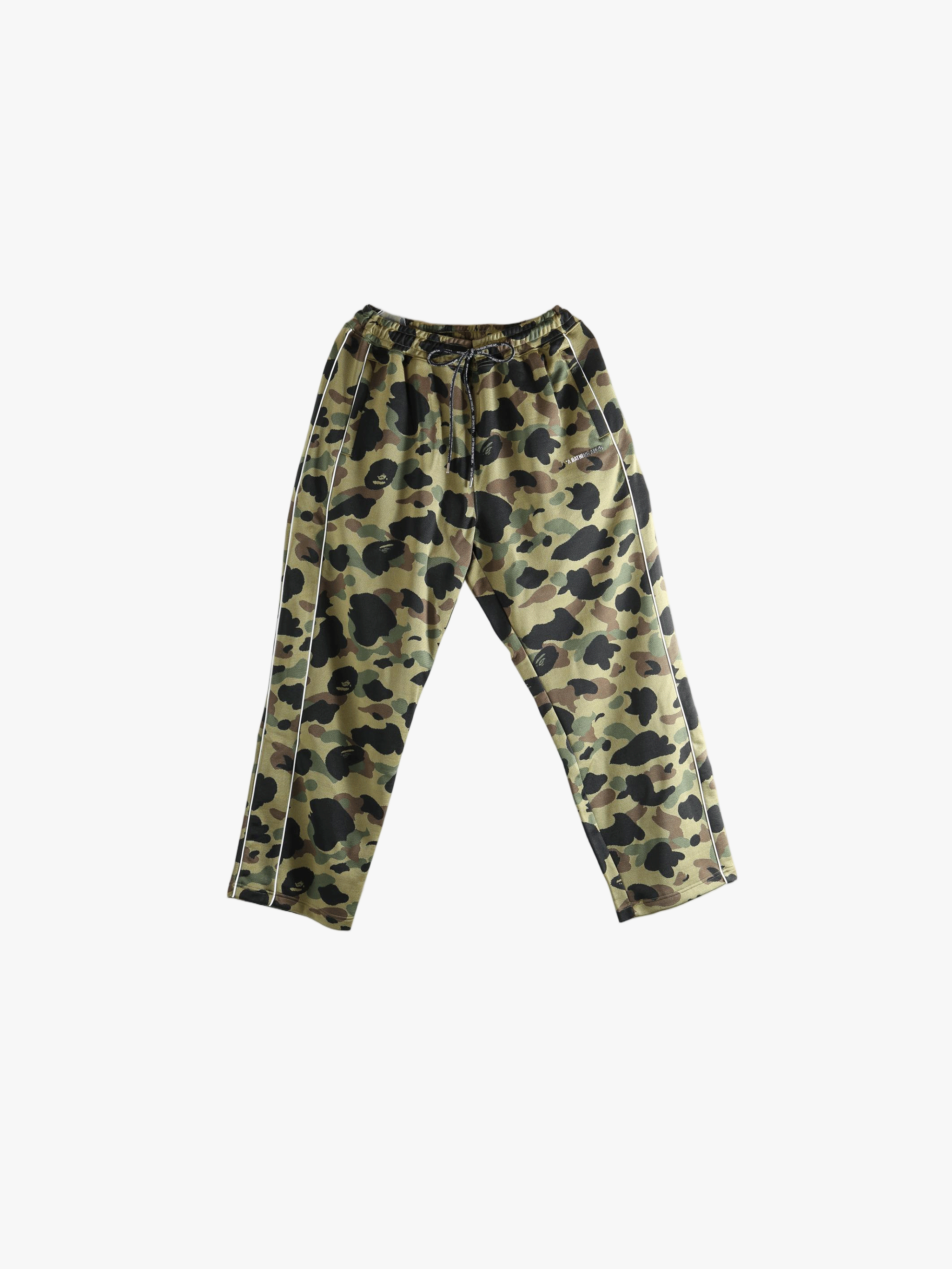 Camouflage pants, front view