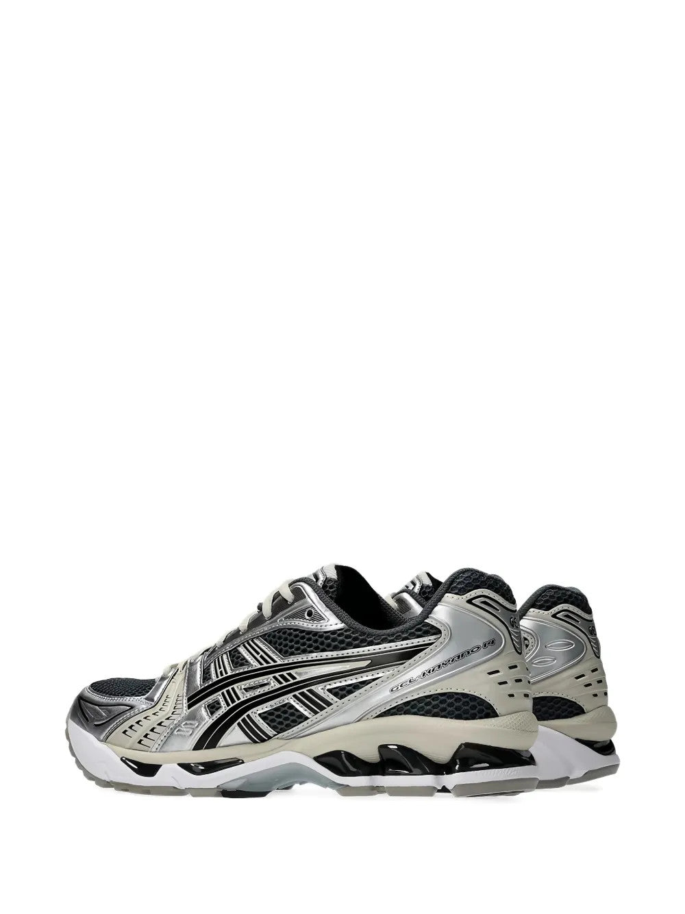 Grey shoes, side view