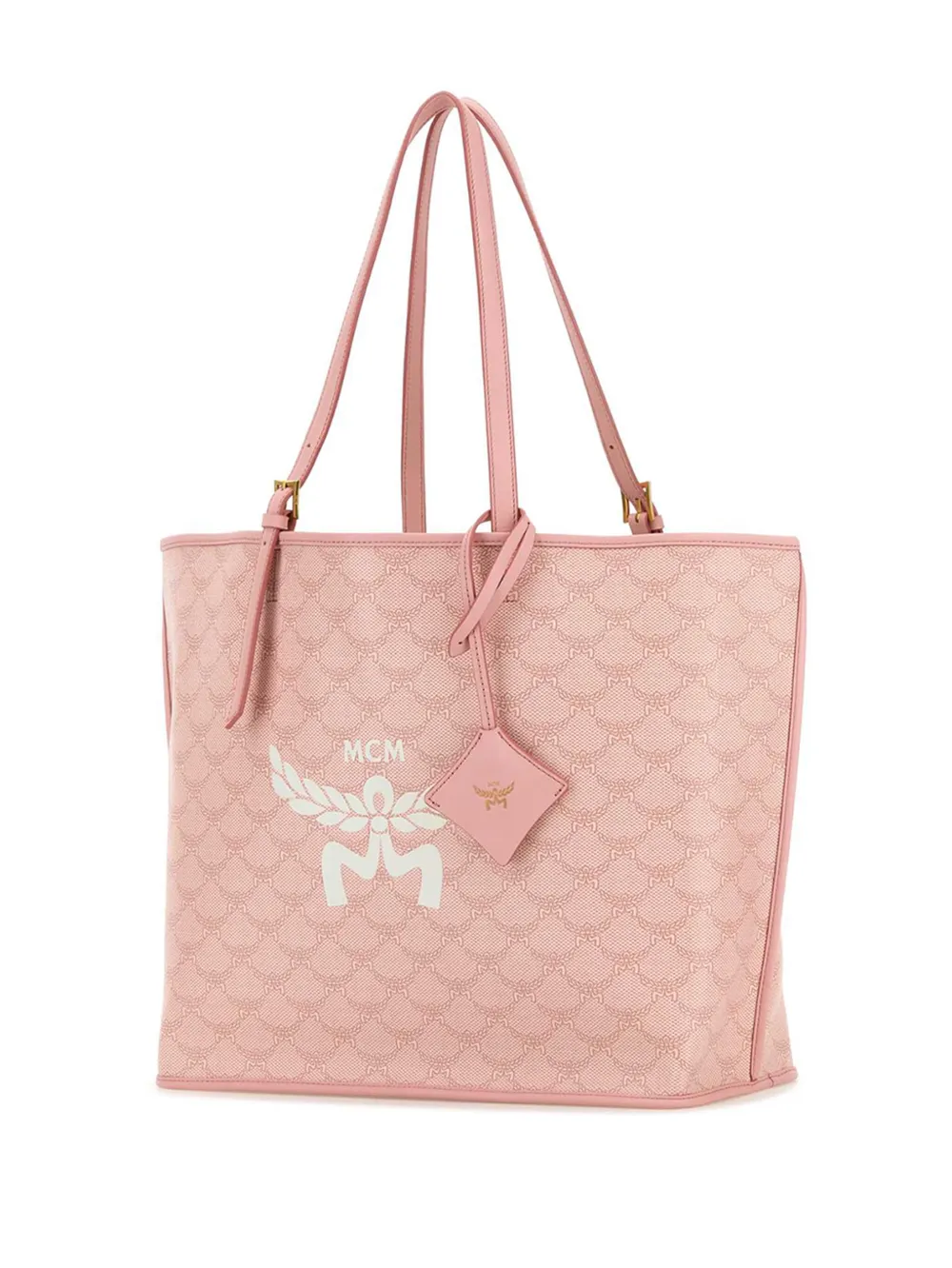 Pink bags, side view