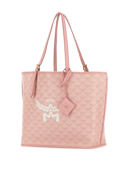 Pink bags, side view