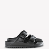 Grey sandals, side view