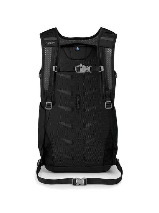 Black bag, back view