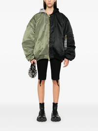 VETEMENTS - Unisex Split Hooded Bomber Jacket