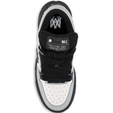 Grey sneakers, top view