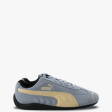 Blue shoes, front view
