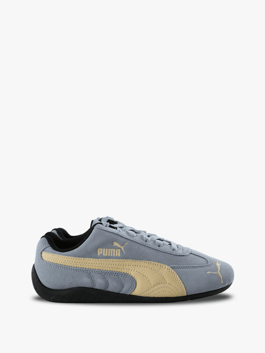 Blue shoes, front view