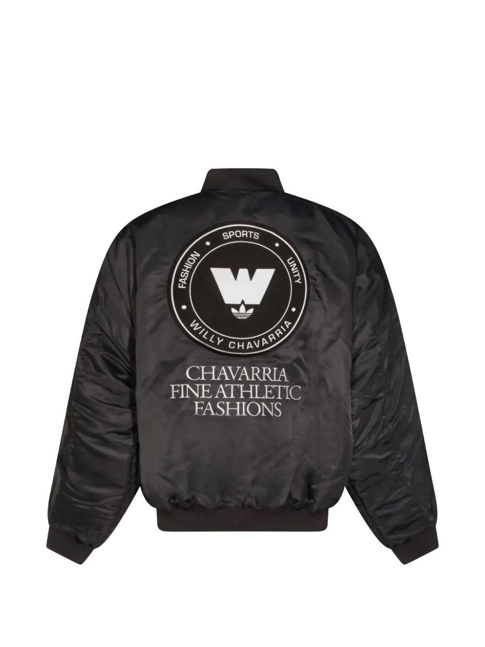 Grey jacket, back view