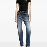 black top, full body view