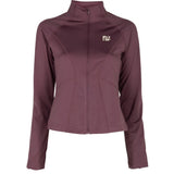 Burgundy jacket, front view