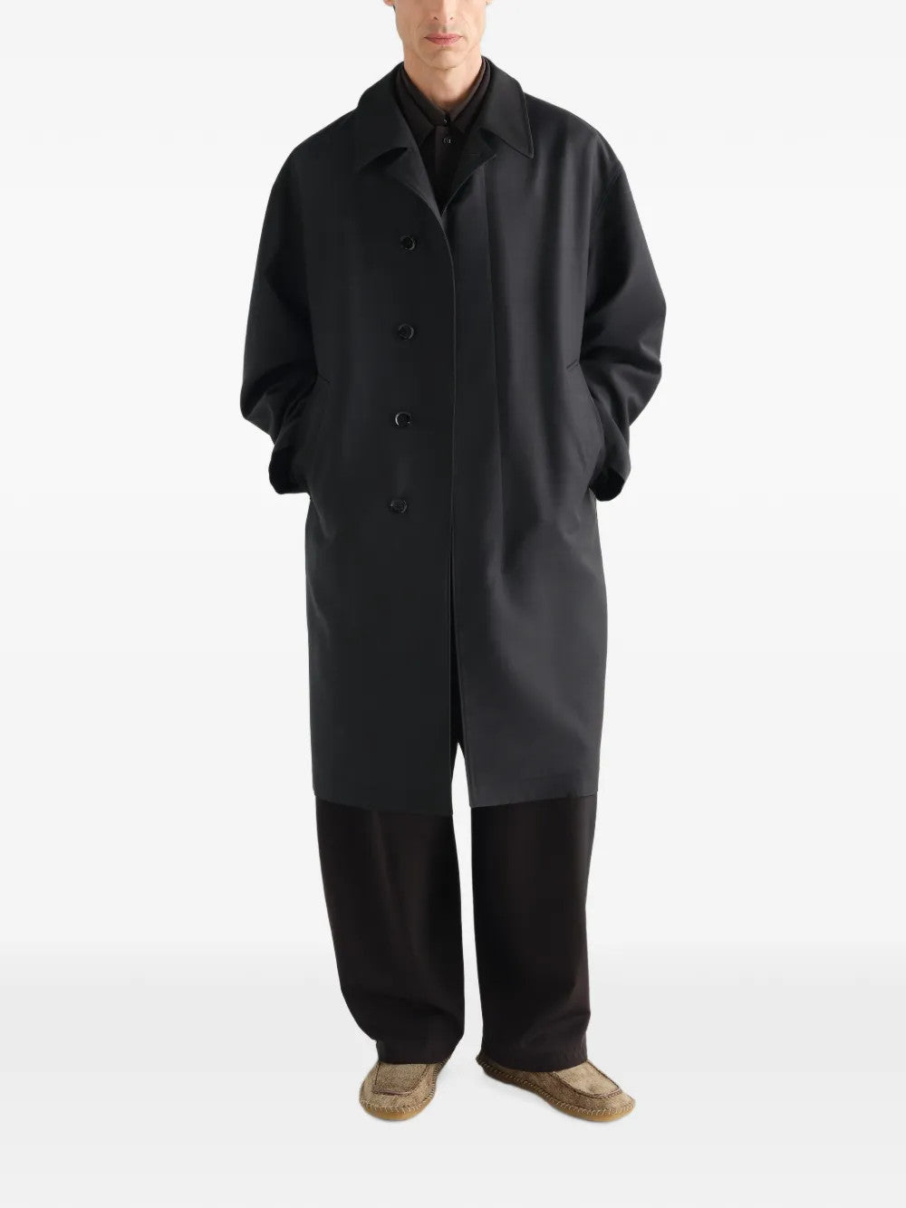 Black jacket, front view