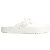 White sandals, front view